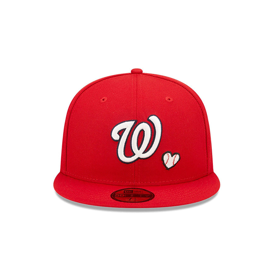 Washington Heart Side Patch Fitted Cap New Era