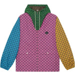 GG Multicolour Canvas Hooded Jacket Gucci