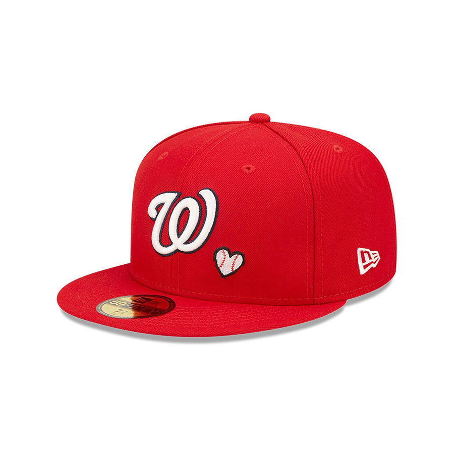 Washington Heart Side Patch Fitted Cap New Era