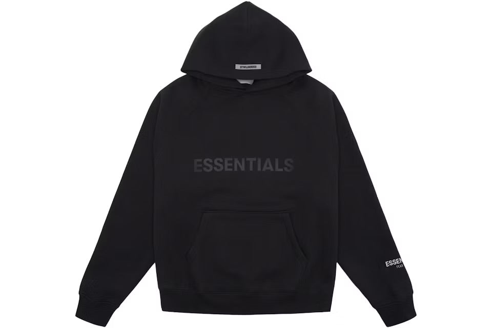 Essentials Logo-Print Hoodie Fear of God Essentials