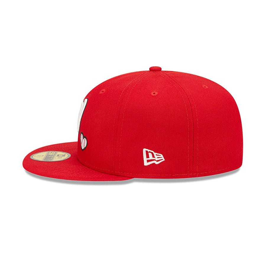 Washington Heart Side Patch Fitted Cap New Era