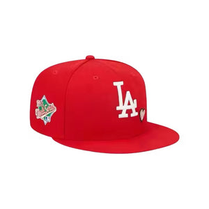 LA Dodgers Team Heart 59FIFTY Fitted Red