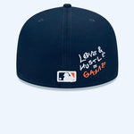 Detroit Tigers MLB Team Heart Navy 59FIFTY Fitted Cap New Era