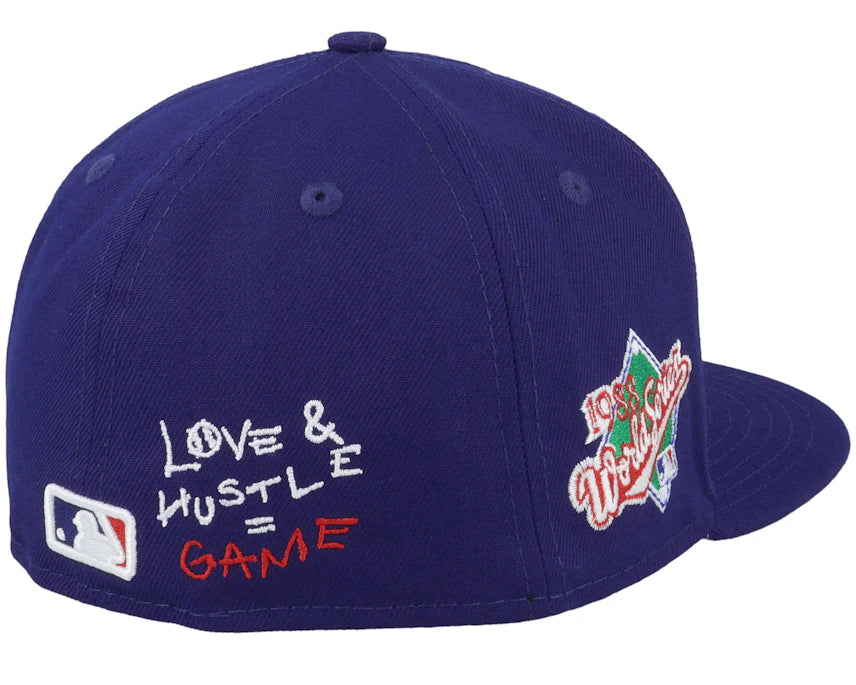 LA Dodgers Team Heart 59FIFTY Fitted Blue