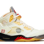 Off White x Air Jordan 5 SP Sail Jordan