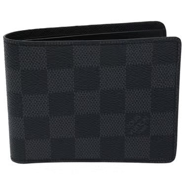 Cloth Wallet Black Louis Vuitton