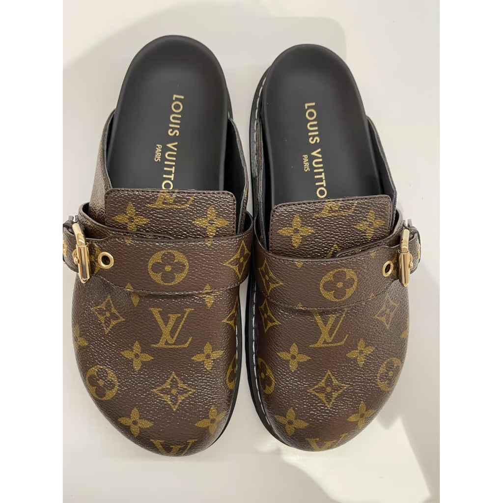 Leather Mules Louis Vuitton