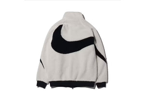 Big Swoosh Reversible Boa Jacket