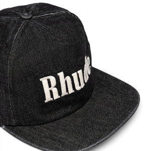 Unisex Denim Logo Black Hat