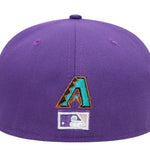 New Era Arizona Diamondbacks Purple Floral Fitted Cap