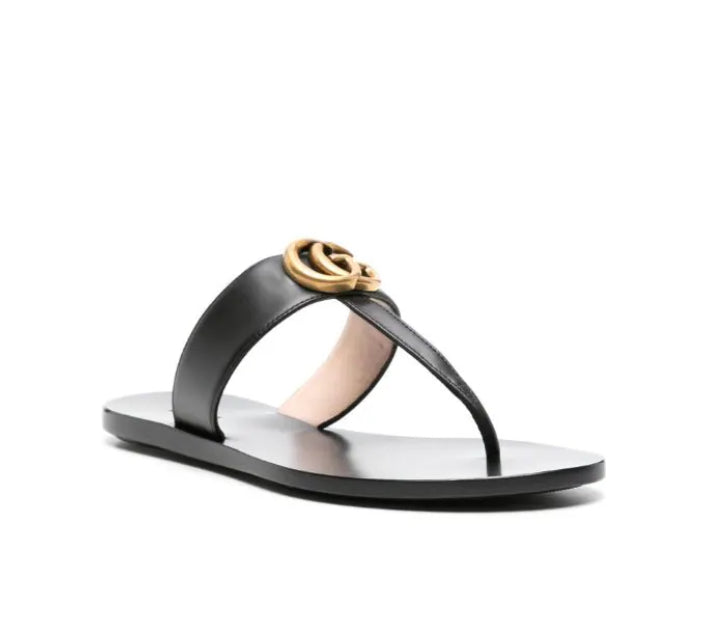 Double G Thong-Strap Sandals Gucci