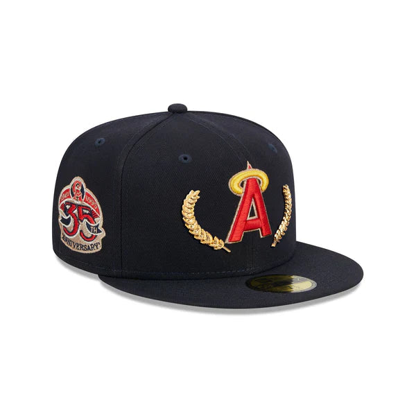 LA Angels Gold Leaf 59Fifty Fitted Cap