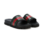 Web Rubber Slides Gucci