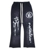 Racer Flare Sweatpants Black Hellstar