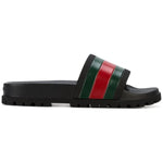 Web Rubber Slides Gucci