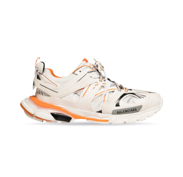 Track Runner Sneaker (White & Orange) Balenciaga