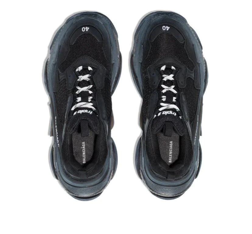 Triple S Sneakers Black Balenciaga
