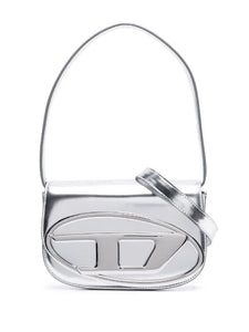 1DR Leather Silver Shoulder Bag