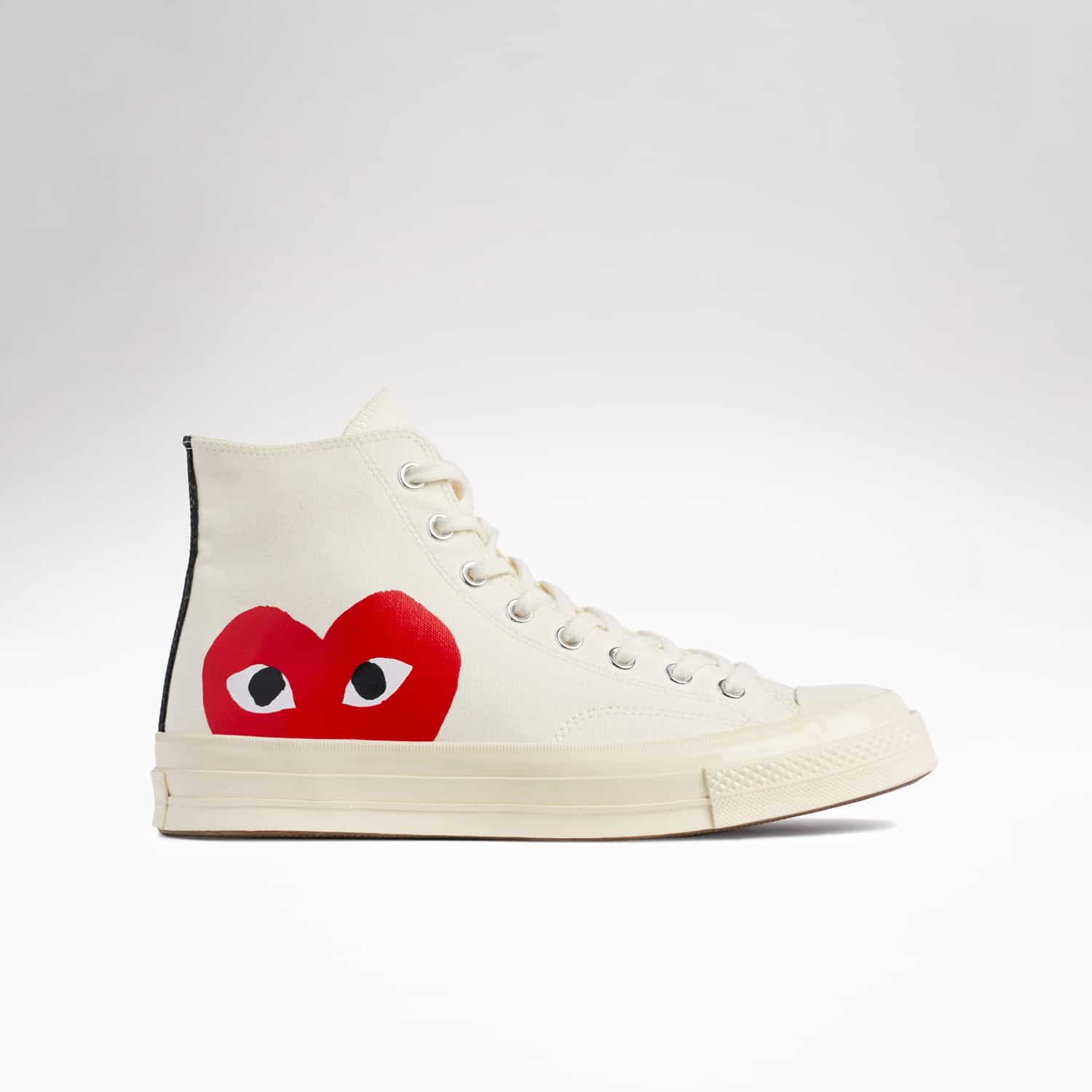 Comme Des Garcons Play x Converse Chuck Taylor  White converse