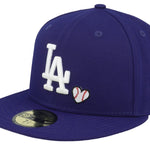 LA Dodgers Team Heart 59FIFTY Fitted Blue