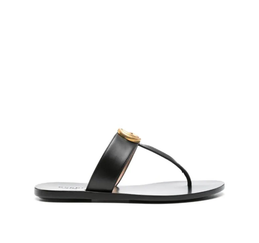 Double G Thong-Strap Sandals Gucci