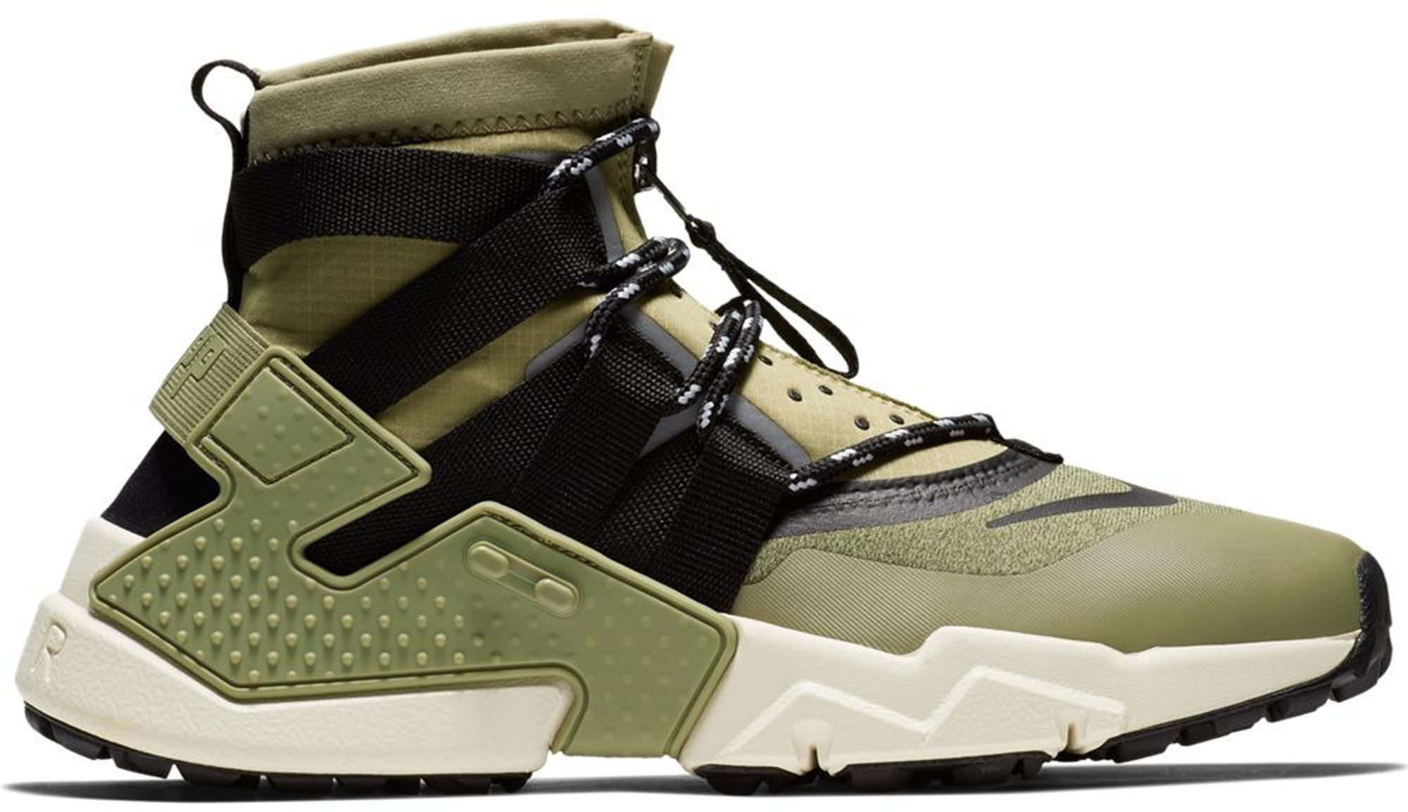 Air Hurache Gripp Olive and Black Nike