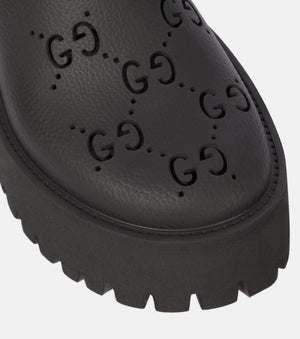 Black GG Clogs Gucci