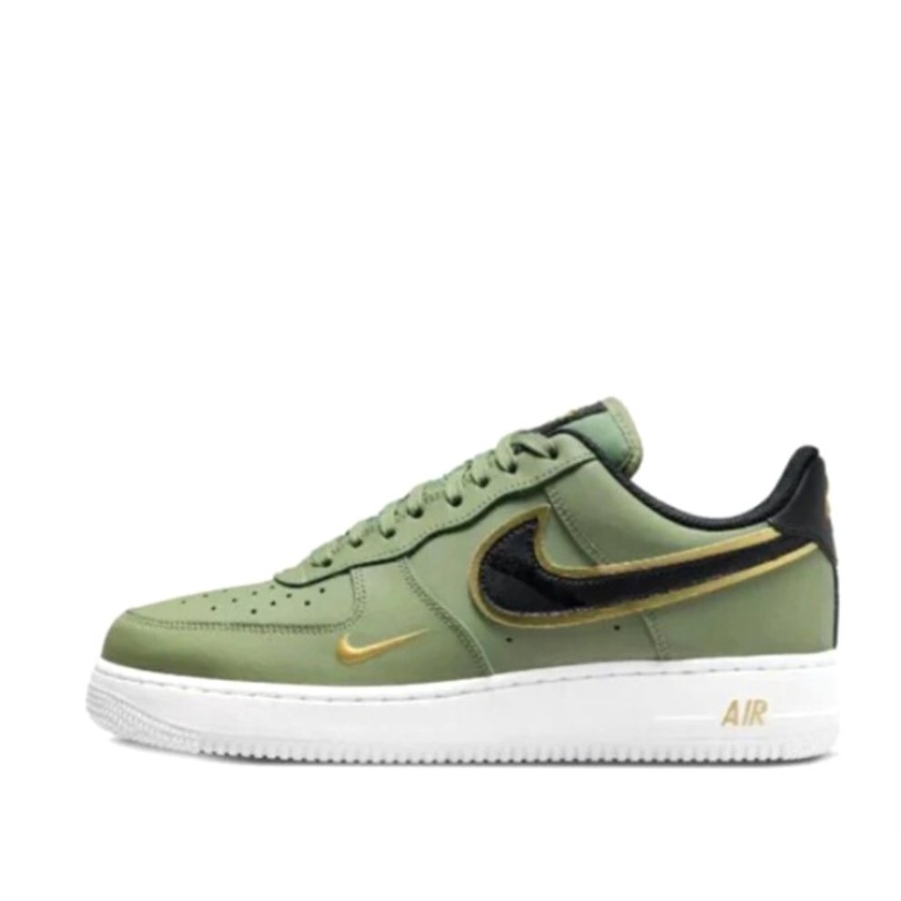 Air Force 1 '07 LV8 Double Swoosh Oil Green Metallic Awoosh - Tha Plug ZA