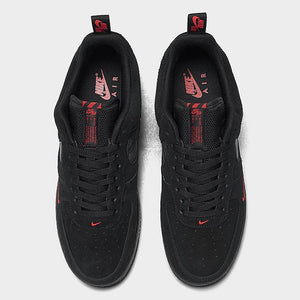 Air Force 1 '07 lv8 Reflective Swoosh - Black Crimson - Tha Plug ZA