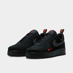 Air Force 1 '07 lv8 Reflective Swoosh - Black Crimson - Tha Plug ZA