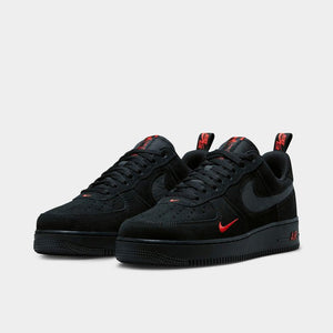 Air Force 1 '07 lv8 Reflective Swoosh - Black Crimson - Tha Plug ZA