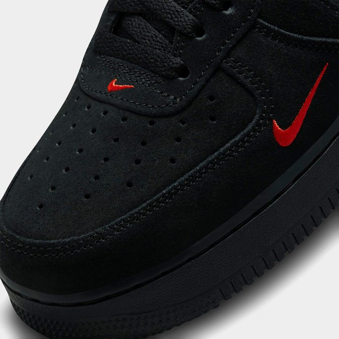 Air Force 1 '07 lv8 Reflective Swoosh - Black Crimson - Tha Plug ZA