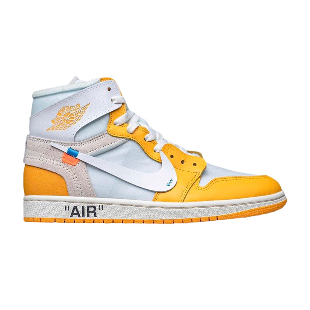 Off white jordan yellow deals