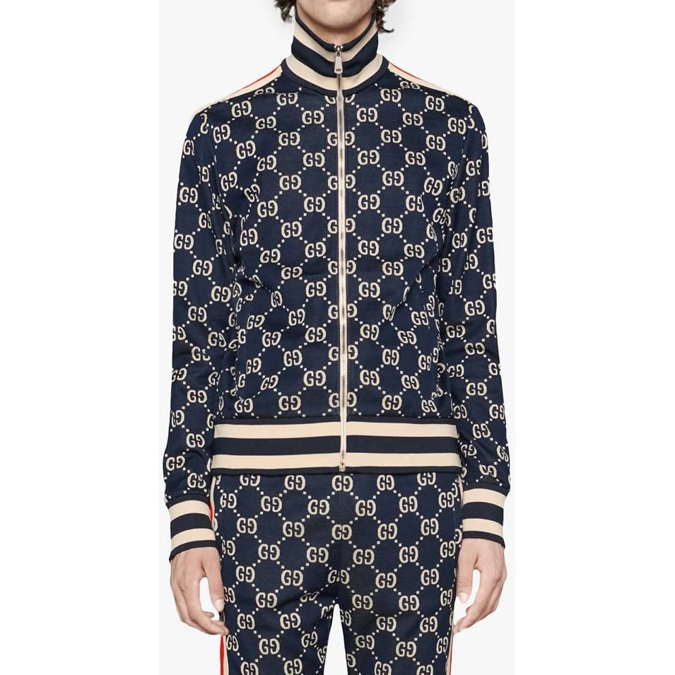 GG Jacquard Cotton Jacket - Tha Plug ZA