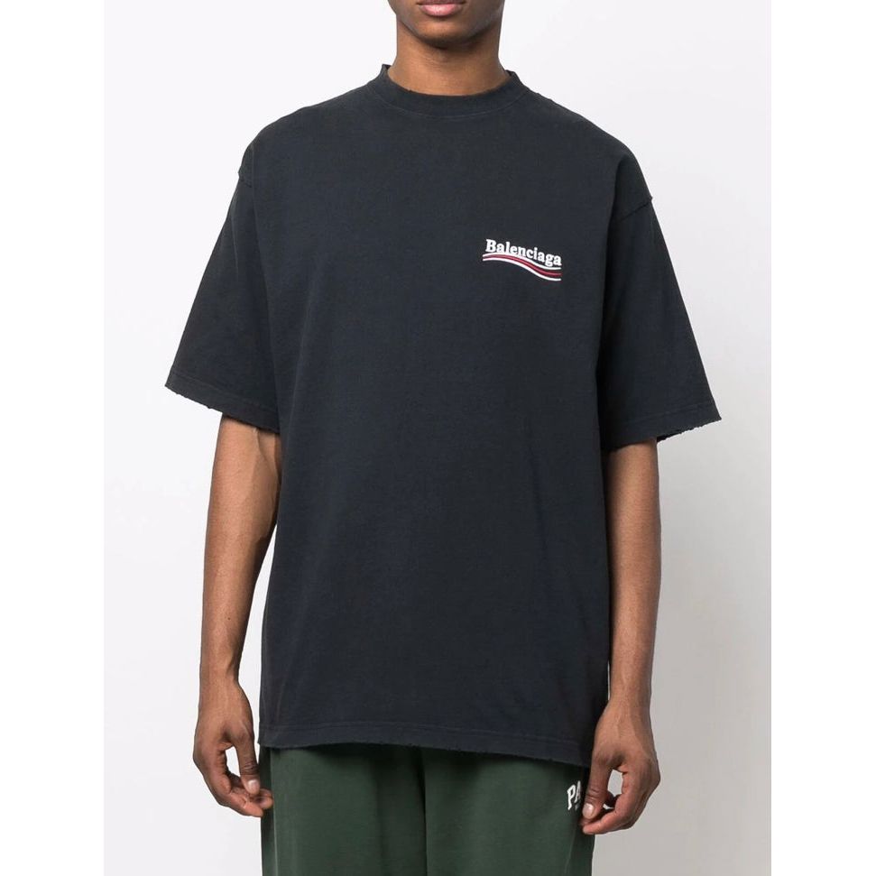 Logo-Embroidered Oversized T-Shirt - Tha Plug ZA