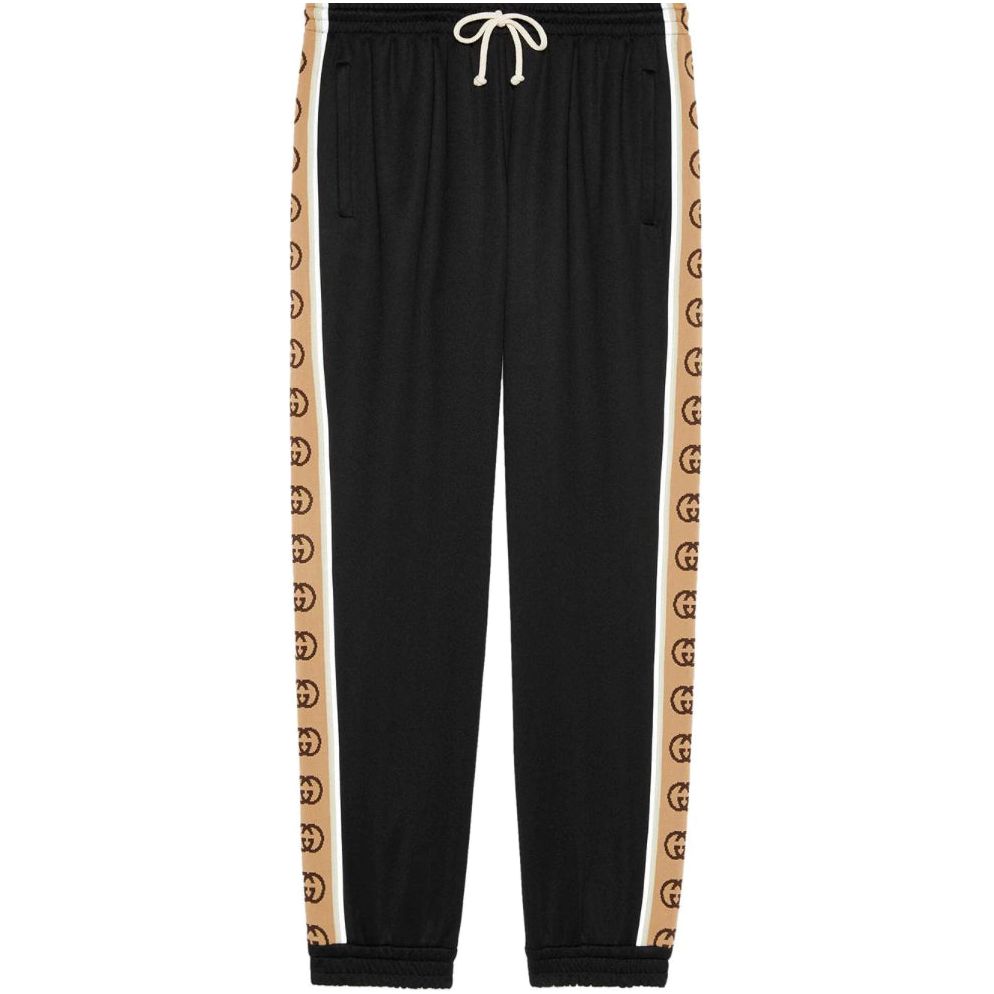 Logo Tape-Trim Track Pants - Tha Plug ZA