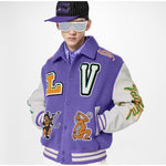 Louis Vuitton Multi-Patches Mixed Leather Varsity Jacket - Tha Plug ZA