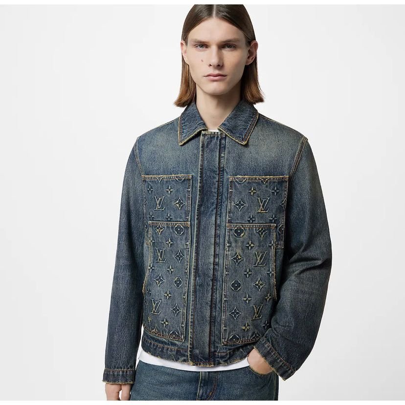 Louis Vuitton Workwear Denim Jacket - Tha Plug ZA