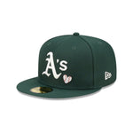 New Era Athletics Team Heart 5950 Green - Tha Plug ZA